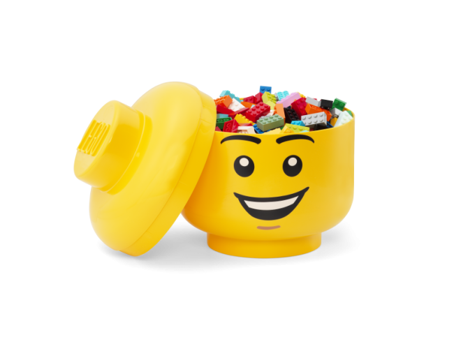 40320810 LEGO suur peakujuline hoiuklots Happy Boy